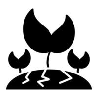 landwirtschaftliches Glyphen-Symbol vektor