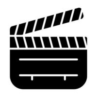 Symbol für Filmstudio-Glyphe vektor