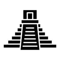 Mesoamerikanska glyf ikon vektor