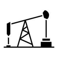 petroleum glyf ikon vektor