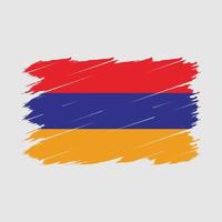armenien flagge bürste vektor