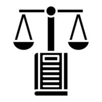 Common-Law-Glyphe-Symbol vektor