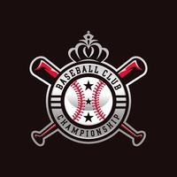 Baseball-Sport-Logo-Design vektor