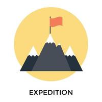 trendig expedition begrepp vektor