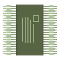 detektor ikon, tecknad serie stil vektor