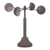 anemometer ikon, tecknad serie stil vektor