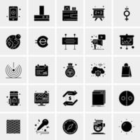 25 universelle Business-Icons Vektor kreative Icon-Illustration zur Verwendung in Web- und Mobilprojekten