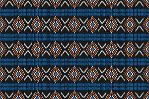 tyg ikat mönster konst. geometrisk etnisk sömlös mönster traditionell. amerikansk, mexikansk stil. vektor