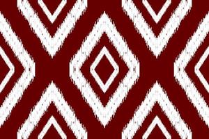 abstrakt etnisk ikat konst. sömlös mönster i stam. aztec geometrisk prydnad skriva ut. vektor