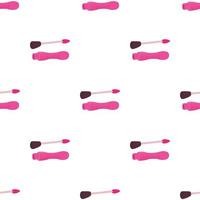 rosa lipgloss-muster nahtloser vektor