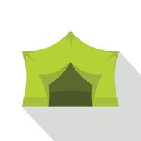 camping Utrustning ikon, platt stil vektor