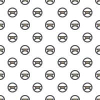 styrning hjul av taxi mönster, tecknad serie stil vektor