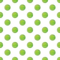 tennis boll mönster, tecknad serie stil vektor