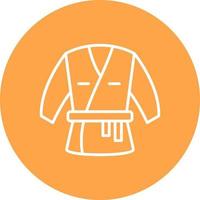 Kimono kreatives Icon-Design vektor