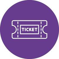 Tickets kreatives Icon-Design vektor