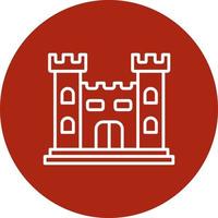 Schloss kreatives Icon-Design vektor