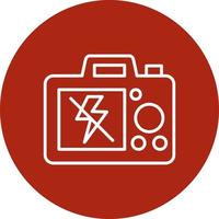 kein kreatives Flash-Icon-Design vektor