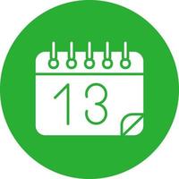 Kalender kreatives Icon-Design vektor