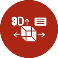 3D-Design kreatives Icon-Design vektor