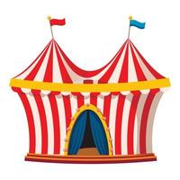 Zirkus-Ikone, Cartoon-Stil vektor