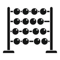 matematik kulram ikon enkel vektor. matematik kalkylator vektor