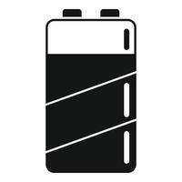tömma batteri ikon enkel vektor. avgift batteri vektor