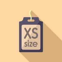 xs storlek märka ikon platt vektor. trasa märka vektor
