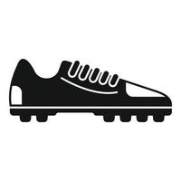 fotboll sko ikon enkel vektor. fotboll känga vektor