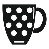 Dampfbecher-Symbol einfacher Vektor. heiße Tasse vektor