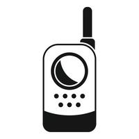 Intensives Babyphone-Symbol einfacher Vektor. Radio Spielzeug vektor