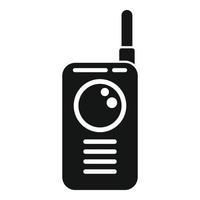 Babyphone Spielzeug Symbol einfacher Vektor. Radio-Kind vektor