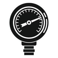 Manometer-Symbol einfacher Vektor. Gasdruck vektor