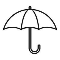 paraply förtroende ikon översikt vektor. kärlek avtal vektor