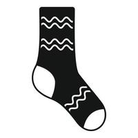 Kindersocken-Symbol einfacher Vektor. modische Socke vektor