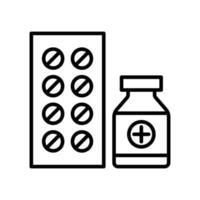 Medizin Tabletten Symbol vektor