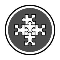 Puzzle-Vektor-Symbol vektor