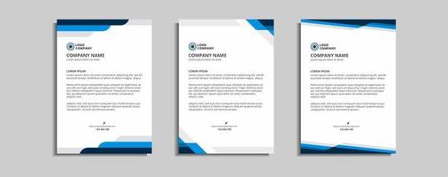 modernes Corporate-Briefkopf-Template-Design vektor