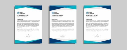 modernes Corporate-Briefkopf-Template-Design vektor