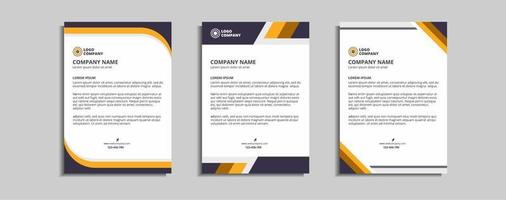 modernes Corporate-Briefkopf-Template-Design vektor