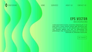 grüner Papierschnitt Webdesign abstrakter Hintergrund eps 10 Vektor für Website, Zielseite, Homepage, Webseite