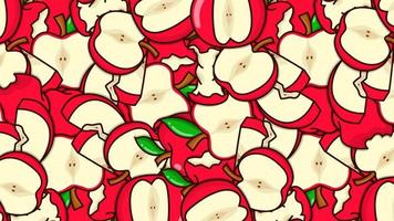 Apfelfruchtmuster nahtloser abstrakter Hintergrund eps. verwendet für Poster, Banner, Website, Kartenvorlage vektor