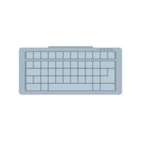 gerät tastatur symbol flach isoliert vektor