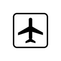 Flugzeug-Icon-Vektor-Design vektor