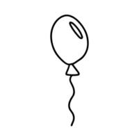 Doodle-Ballon-Vektor-Illustration vektor