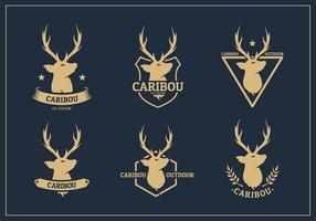 Caribou Logo Gratis Vector