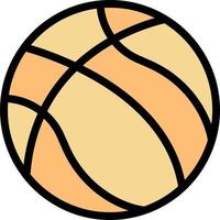 boll basketboll nBA sport platt Färg ikon vektor ikon baner mall