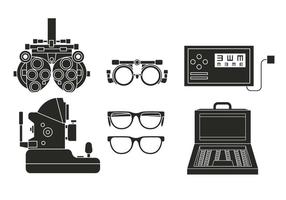 Eye Test vektor set