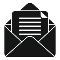 E-Mail-Hilfe-Symbol einfacher Vektor. Bürodienst vektor