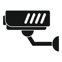 Überwachungskamera-Symbol einfacher Vektor. Datenprivatsphäre vektor