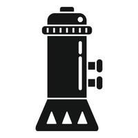 Wartungspool-Pumpensymbol einfacher Vektor